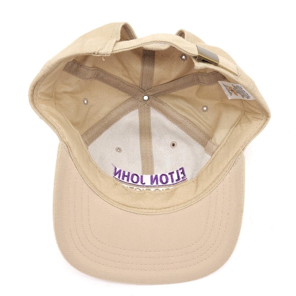 Vintage Elton John The Big Picture Tour Strapback Dad Hat 90s Ball Cap Citibank - Picture 6 of 7